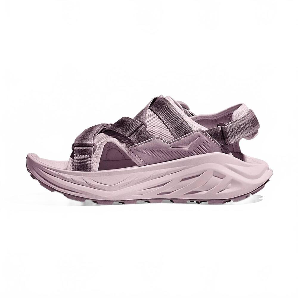 NEW HOKA women's infini hike tc sandals in fragrant lilac cream - Picture 5 of 7